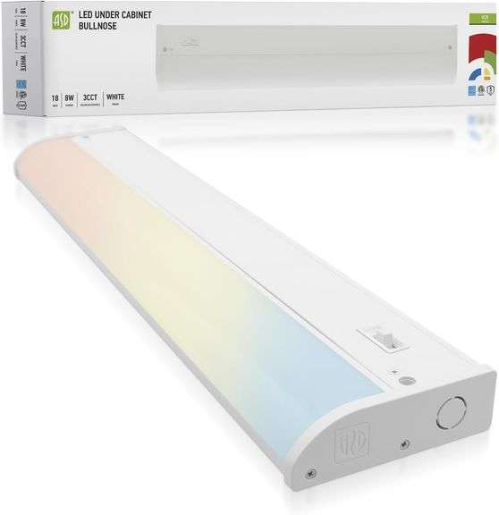 ASD LED Under Lighting, 18 inch 8W 715 LM, Dimmable Hardwired