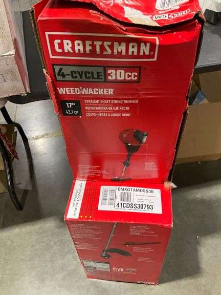 CRAFTSMAN WS4200 30-cc 4-Cycle 17-in Straight Shaft Gas String Trimmer ...