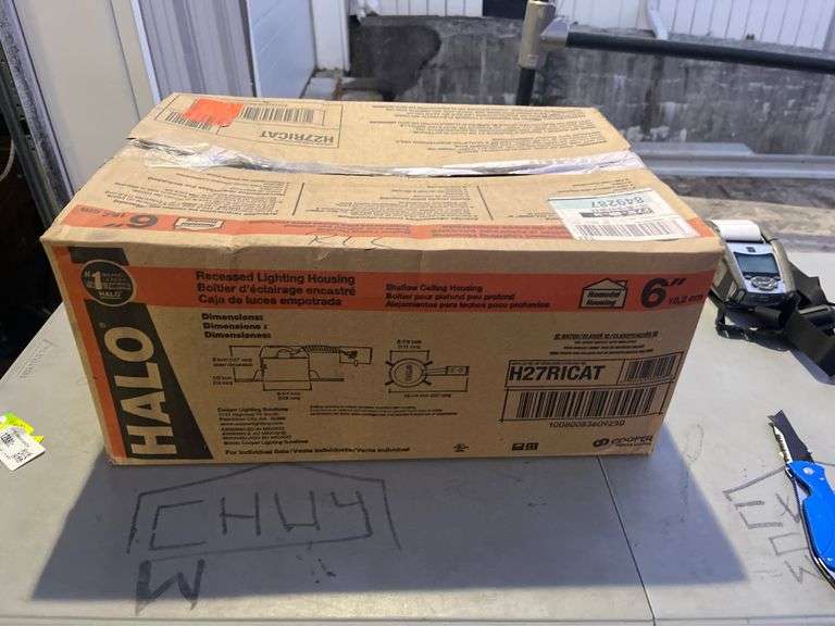 H27 6 in. Aluminum Recessed Lighting Housing for Remodel Shallow