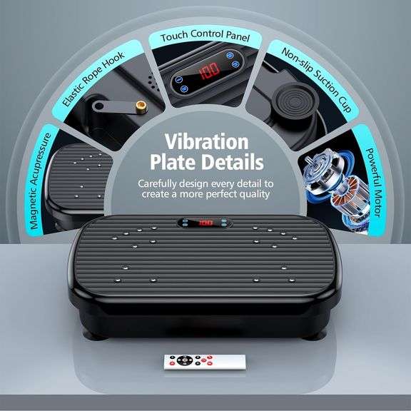 Vibration Plate Exercise Machine, Power Waver Vibration Plate Platform