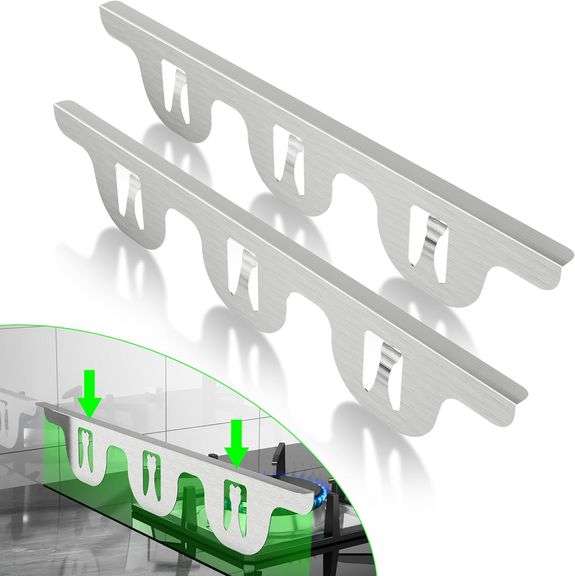 SOFRON 2PCS Stove Gap Cover 25.4 Inch, Stainless Steel Counter Gap