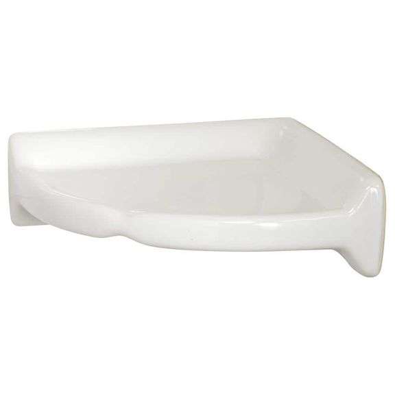 Restore 8.5 in. W Ceramic Wall Mounted Corner Shower Shelf Tile in