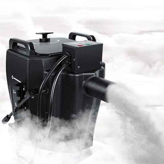 Dry Ice Fog Machine, 3500W Low Lying Fog Machine With Movable Pulley