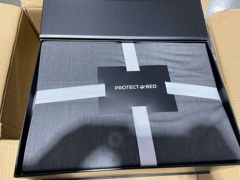 ProtectABed Charcoal Infused Sheet Set Matthews Auctioneers