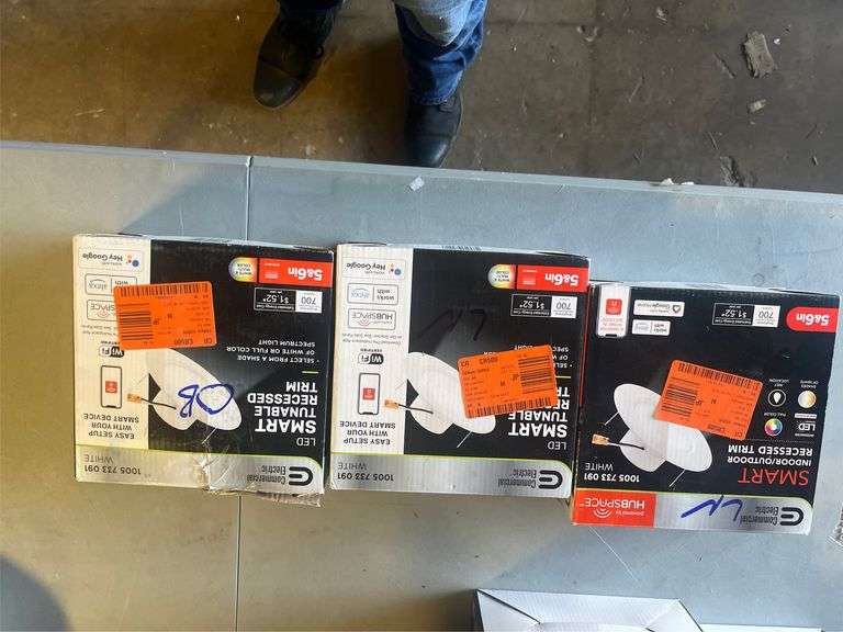 (2) Commercial Electric 5 in./6 in. Smart Hubspace Color Selectable CCT