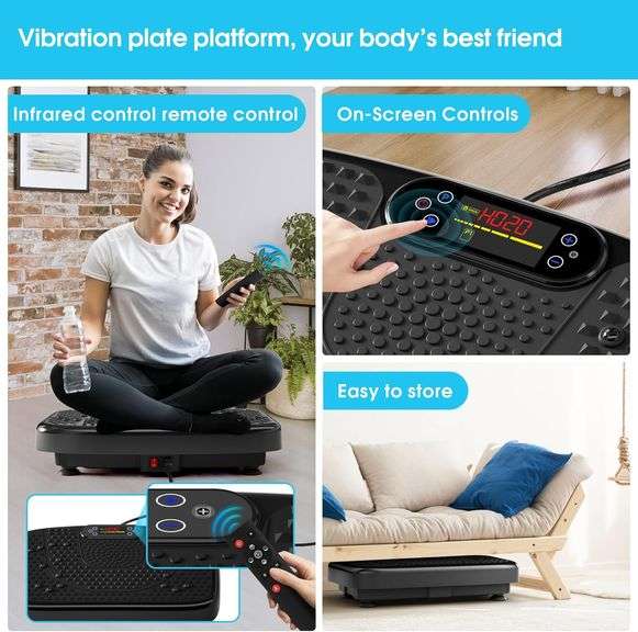 Vibration Plate Exercise Machine for Lymphatic Drainage Weight Loss