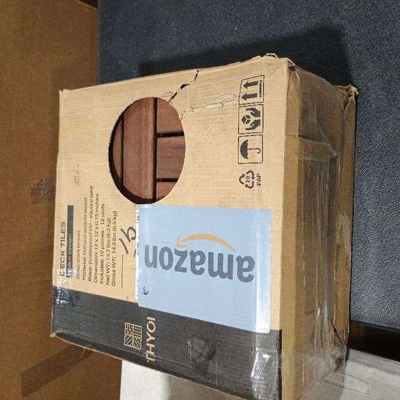 Interlocking Deck Tiles 10 Pcs 12x12 Acacia Wood Patio Tile Indoor