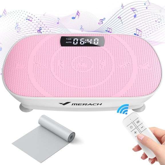 MERACH Vibration Plate Exercise Machine,Whole Body Workout Power