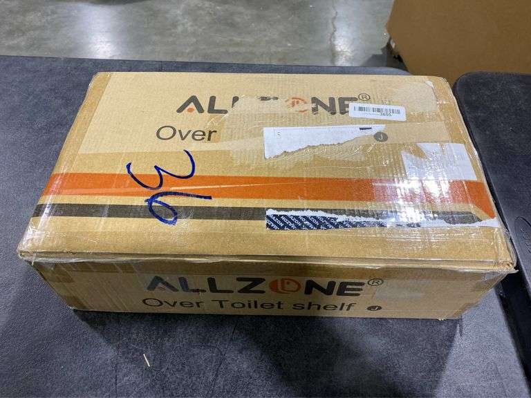 ALLZONE Adjustable Over The Toilet Storage Shelf, 4Tier Ample Over