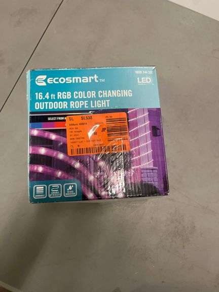 EcoSmart 16.4 ft. RGB Color Changing Dimmable Linkable Plug-In LED ...
