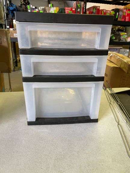 3 Drawer Storage Bin Matthews Auctioneers