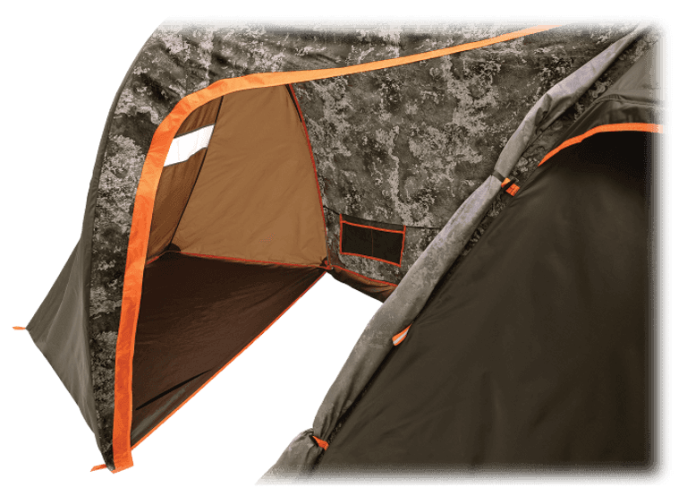 Cabela's West Wind 6Person Camo Dome Tent Matthews Auctioneers