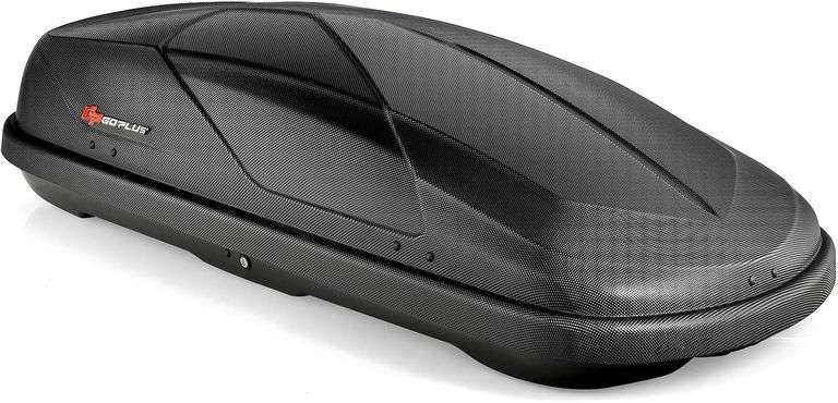 Goplus Rooftop Cargo Carrier Hard Shell, 14 Cubic Feet Waterproof Car ...