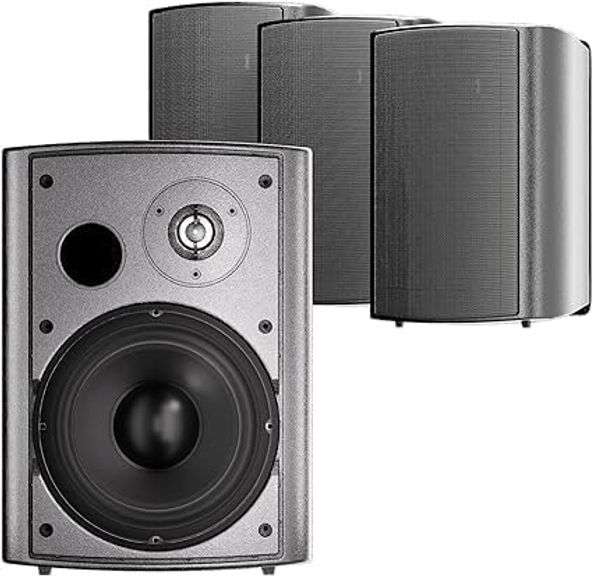 STUDIOFINIX 3,5 inch outdoor Bluetooth-luidsprekers waterdicht bedraad, 3-weg 200W upgrade premium wandmontage luidsprekers, ideaal gebruik in patio, dek, binnen buiten (wit STUDIOFINIX 3,5 inch outdoor Bluetooth-luidsprekers waterdicht bedraad, 3-weg 200W upgrade premium wandmontage luidsprekers, ideaal gebruik in patio, dek, binnen buiten (wit