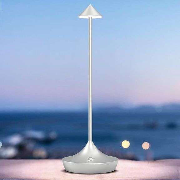 bravzurg Cordless Table Lamp Rechargeable, 6000mAh Battery Powered LED ...