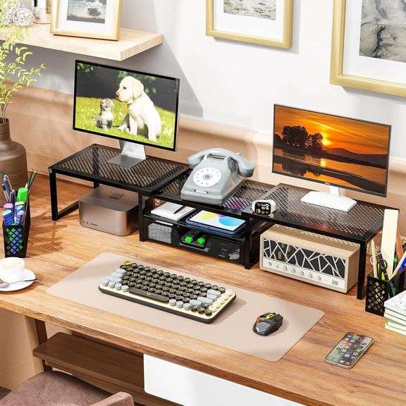 Simple Trending Monitor Stand Riser, Adjustable Angle Computer Desk ...