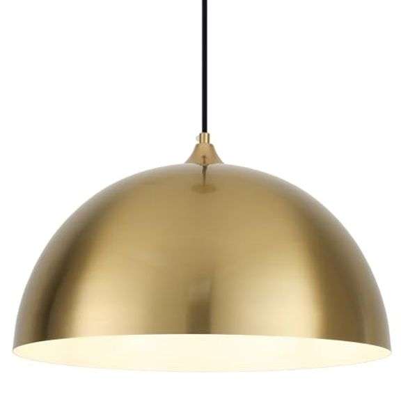 Gold Pendant Light 15.7" Large Pendant Lights Kitchen Island, Farmhouse ...