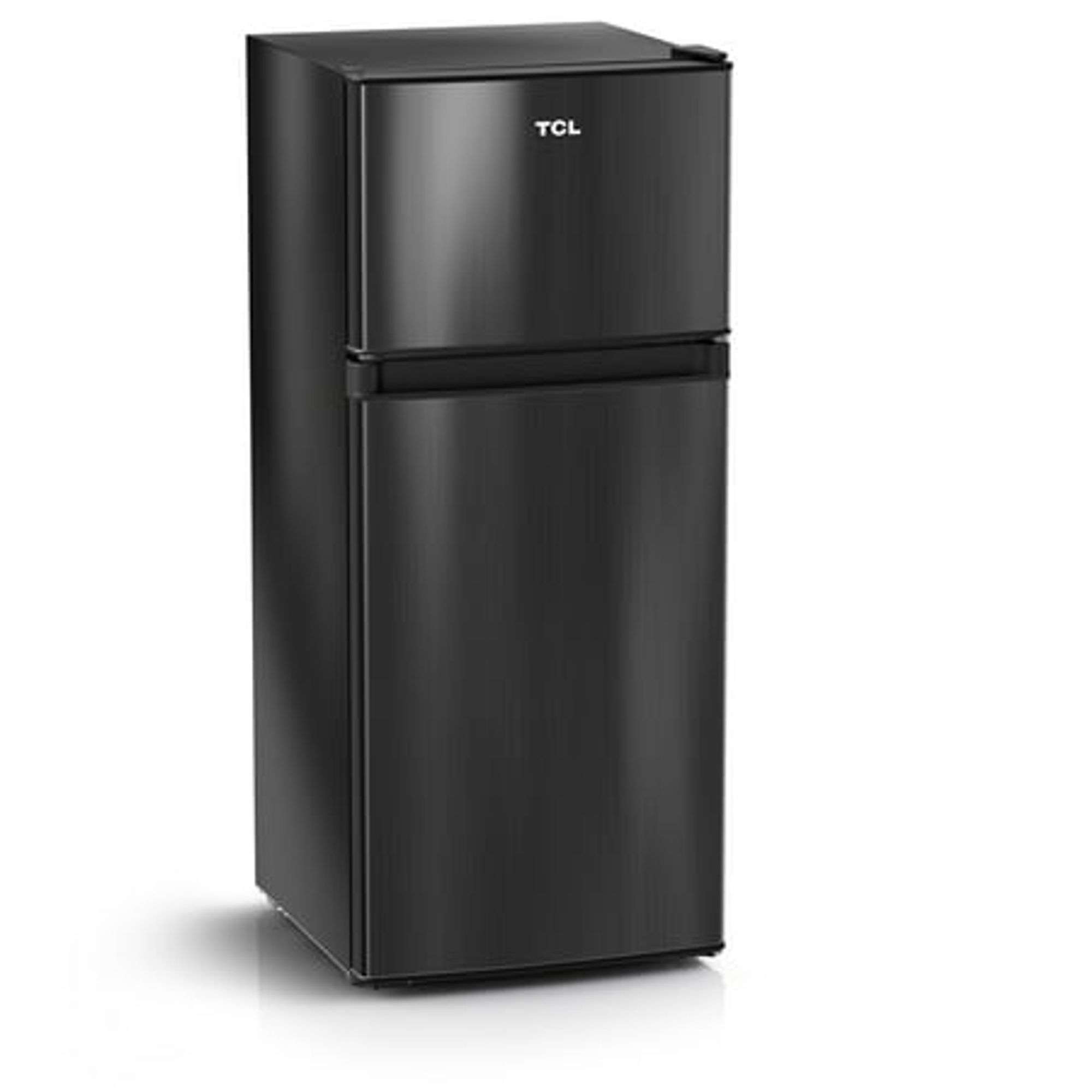 TCL 4.5 Cu. Ft. Two Door Refrigerator Black Stainless Look, MR453Z 