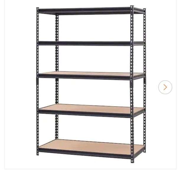 Muscle Rack 5Tier Heavy Duty Steel Garage Storage Shelving Unit in