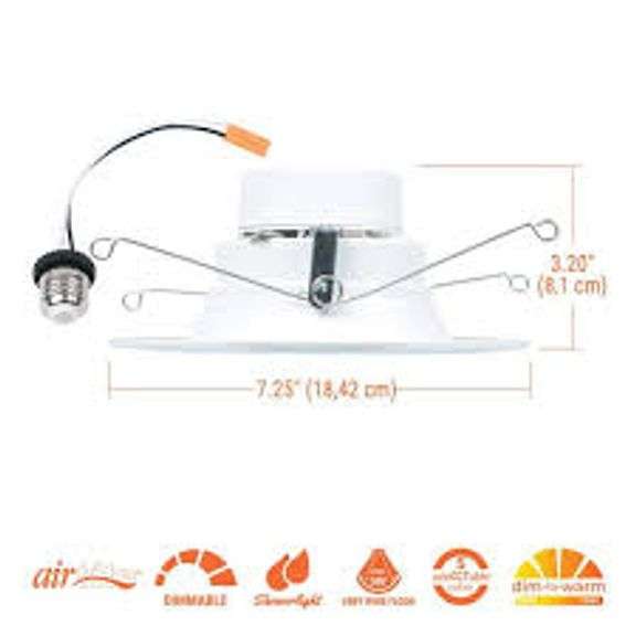 (2) HALO RL56 Series 5/6-inch recessed LED retrofit module. Selectable ...