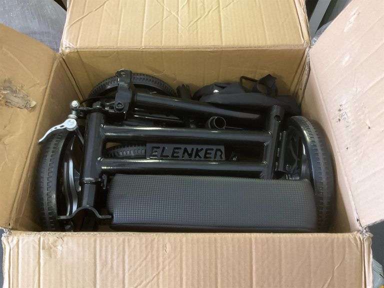Elenker Knee Walker, Black - Matthews Auctioneers