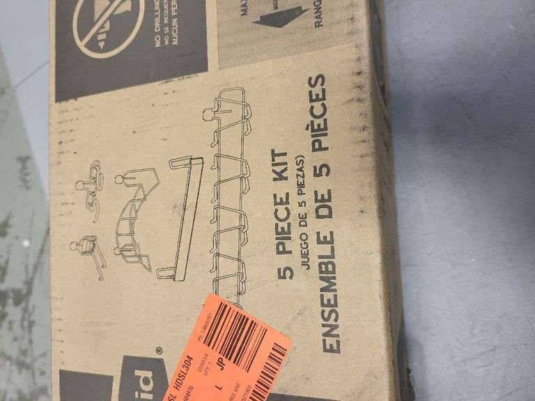 Rubbermaid shed organization 5 piece kit Matthews Auctioneers