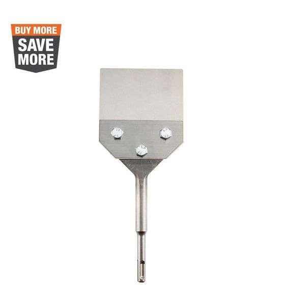 RANSENERS SDS-Plus Scraper Chisel, 10x4 Inch, Alloy Steel Blade, Metal