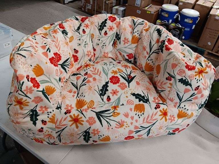 Corduroy Structured Bean Bag Chair Blush Room Essentials Matthews