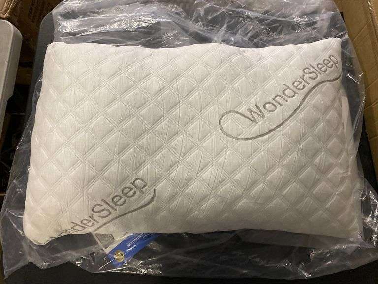 WonderSleep Memory Foam Pillows, 2 Count Matthews Auctioneers