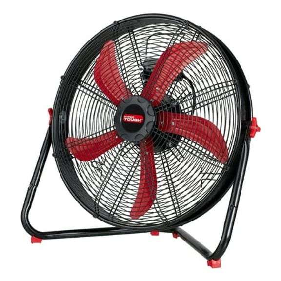 Hyper Tough New 20 inch High Velocity Sealed Motor Drum Fan with Wall
