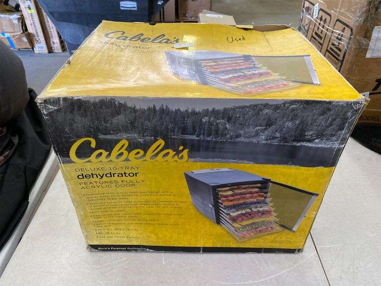 Cabelas Deluxe 10 Tray Dehydrator Matthews Auctioneers