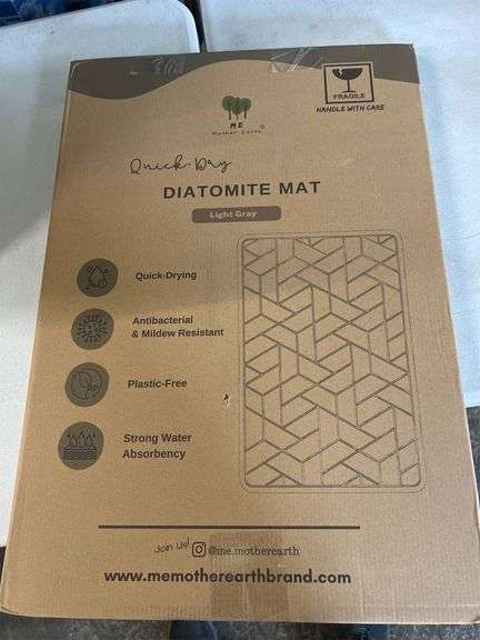 Quick Dry Diatomaceous Earth Floor Stone Bath and Kitchen Dish Drying ...