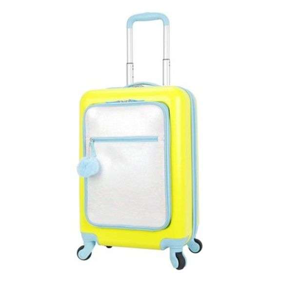 Crckt Tween Hardside Carry On Spinner Suitcase Iridescent Yellow