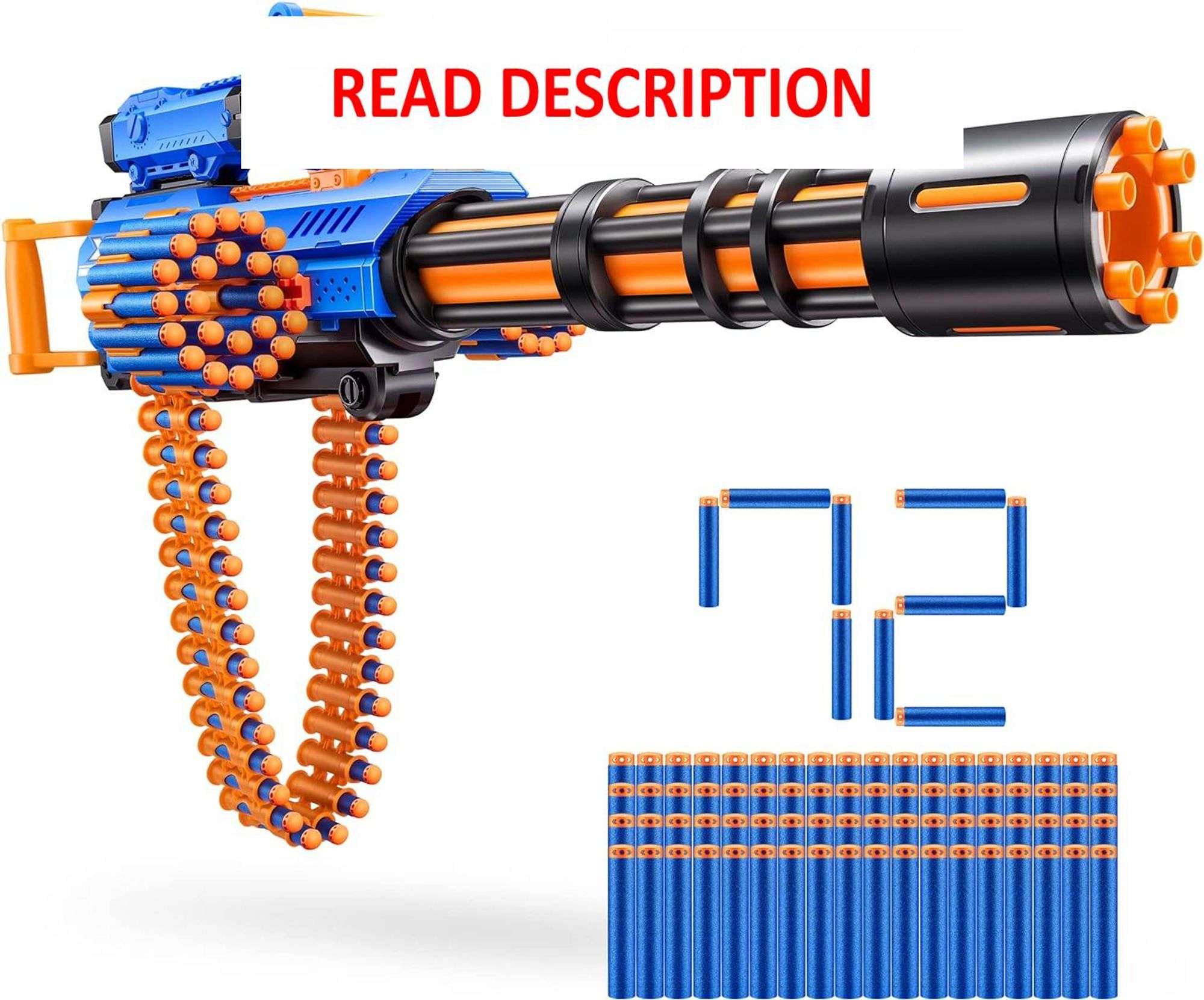 Zuru XSHOT Insanity Motorised Gatling Blaster with Tripod Stand