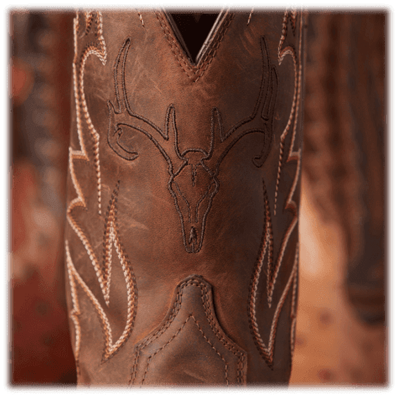 Ariat Sport Outdoor Western Boots for Men - Distressed Brown - 10M