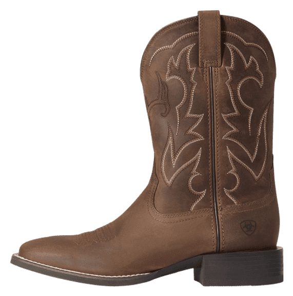 Ariat Sport Outdoor Western Boots for Men - Distressed Brown - 10M