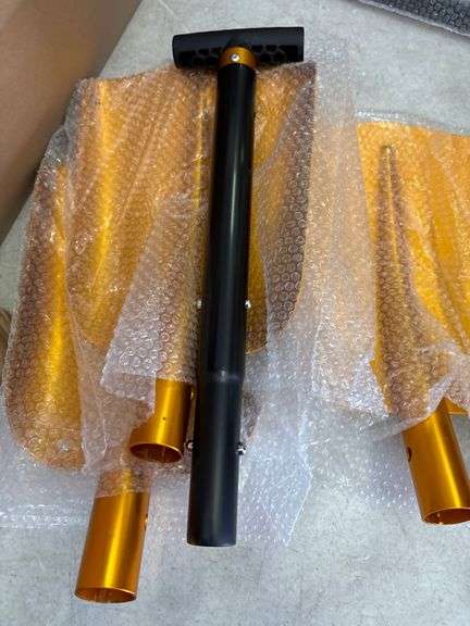 (3) 33 Folding Snow Shovel for Car, Portable Telescopic Snow Scoop Shovel, Emergency Aluminum Shovel for Digging, Camping, Skiing, Snowmobiles, Snow Camping