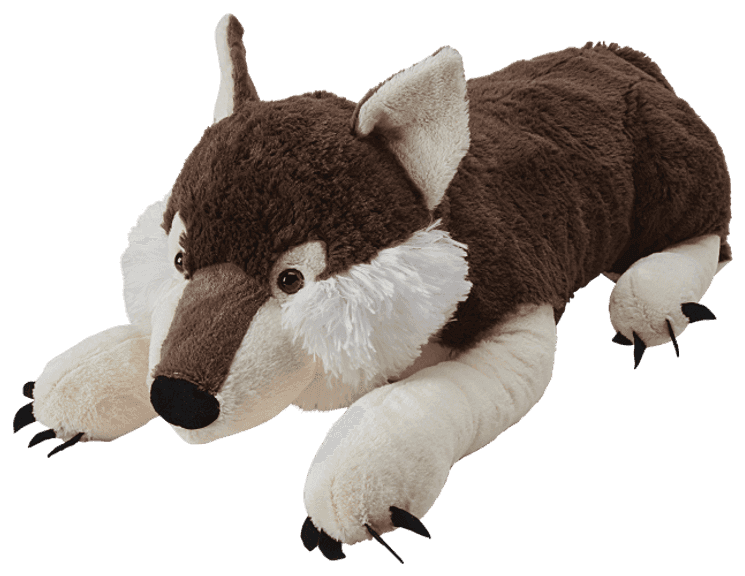 Bass Pro Shops Giant Wolf Plush Stuffed Toy - Matthews Auctioneers
