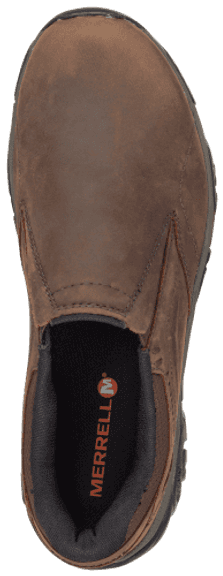 Merrell MOAB Adventure Moc Slip-On Shoes for Men - Dark Earth - 8.5M