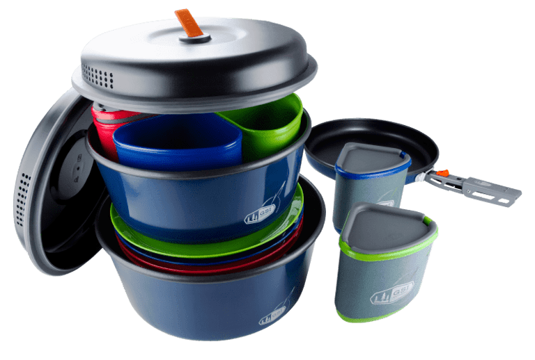 GSI Outdoors Bugaboo 23-Piece Ceramic Camper Cook Set