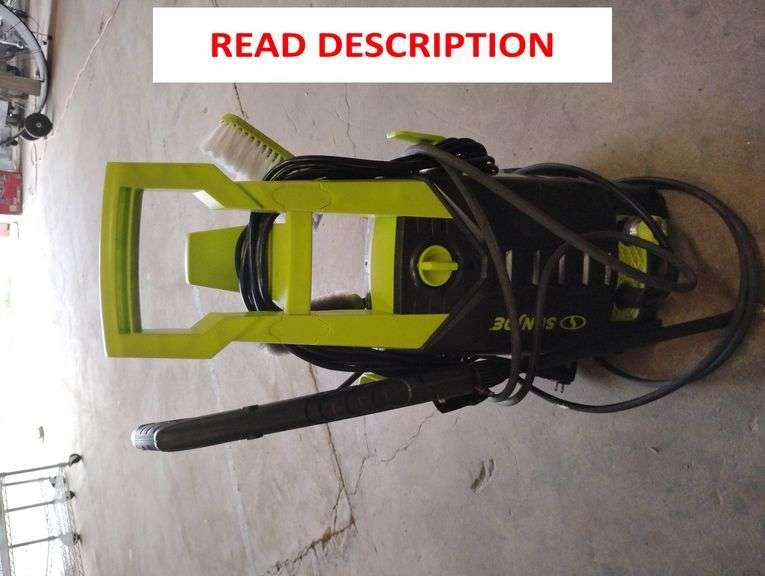 Sun Joe 2100-PSI Electric Pressure Washer W/ 2-pc Brush Kit & Quick Connect Nozzles, 13-Amp