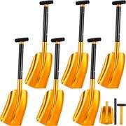 (3) 33 Folding Snow Shovel for Car, Portable Telescopic Snow Scoop Shovel, Emergency Aluminum Shovel for Digging, Camping, Skiing, Snowmobiles, Snow Camping