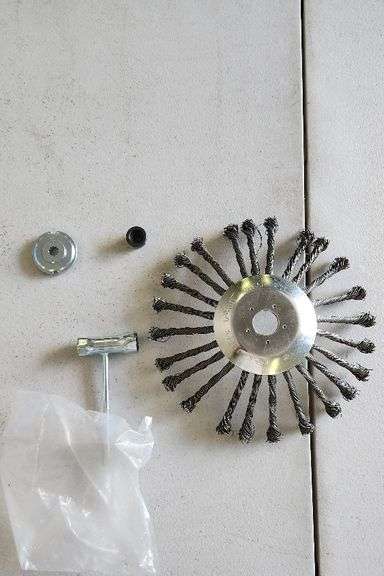 6 Inch Steel Wire Brush Cutter Trimmer Head Replacement and accessories ...