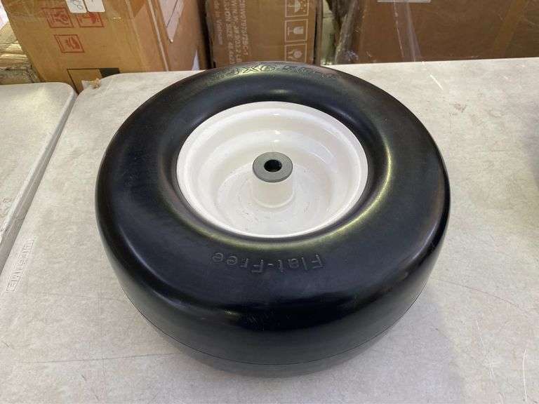 (2) Flat Free Lawn Mower Tires 13x6 50 6 Matthews Auctioneers