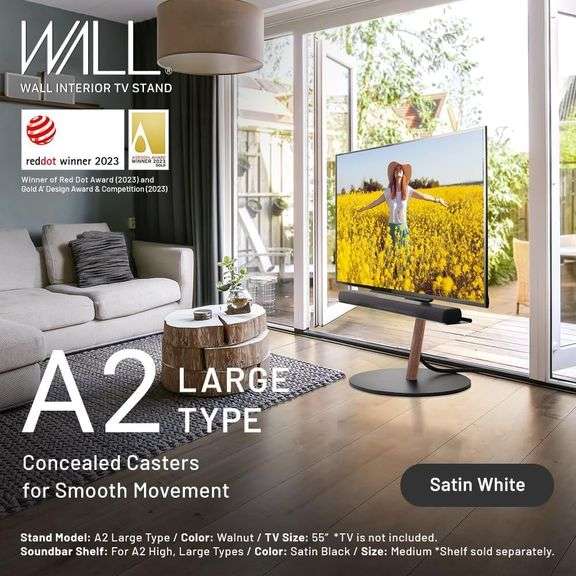 Wall A2 Large Type | Japanese Rolling Portable Free-Standing 45-80 