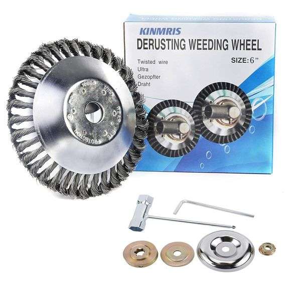 6 Inch Steel Wire Brush Cutter Trimmer Head Replacement and accessories ...
