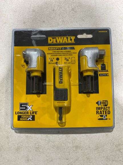 DEWALT MAXFIT ULTRA 3-in-1 Right Angle Attachment Set - Matthews ...
