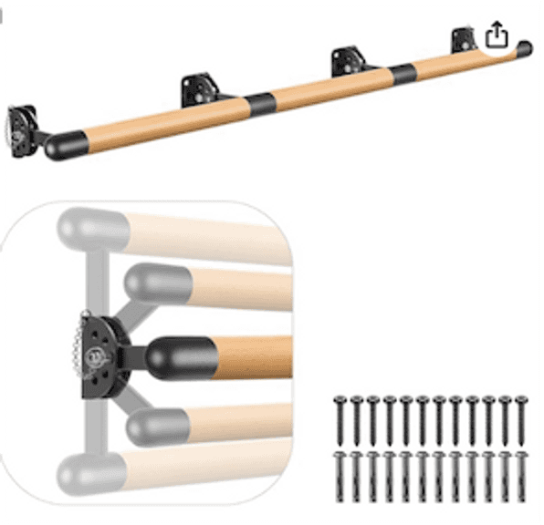 Barre De Traction Plafond 81cm - Support 180kg, Réglable - Idéale Sac De Frappe Et Fitness Maison