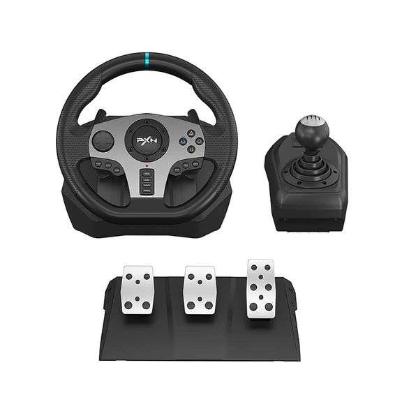 PXN 270/900 Degree PC Racing Wheel, V9 USB Race Game Driving PC ...