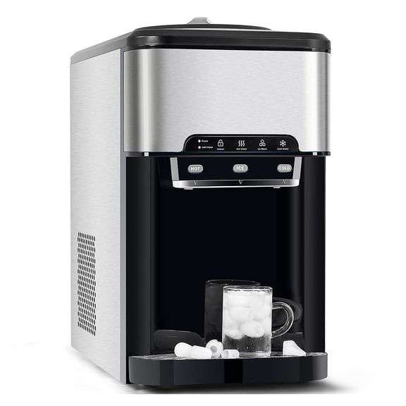 Automatic Dispense Countertop Ice Maker, Portable Water Cooler, Quick 6